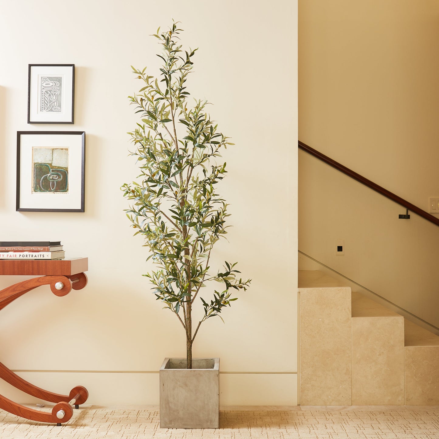 Artificial Slim Olive Tree