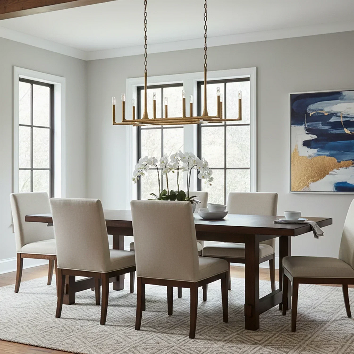 Avarit Forged Round Chandelier