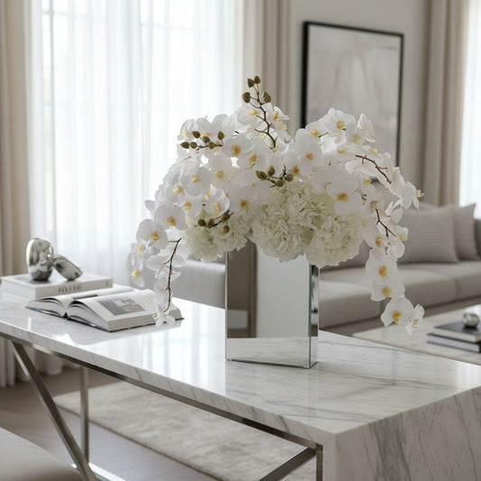 Orchid & Hydrangea Arrangement