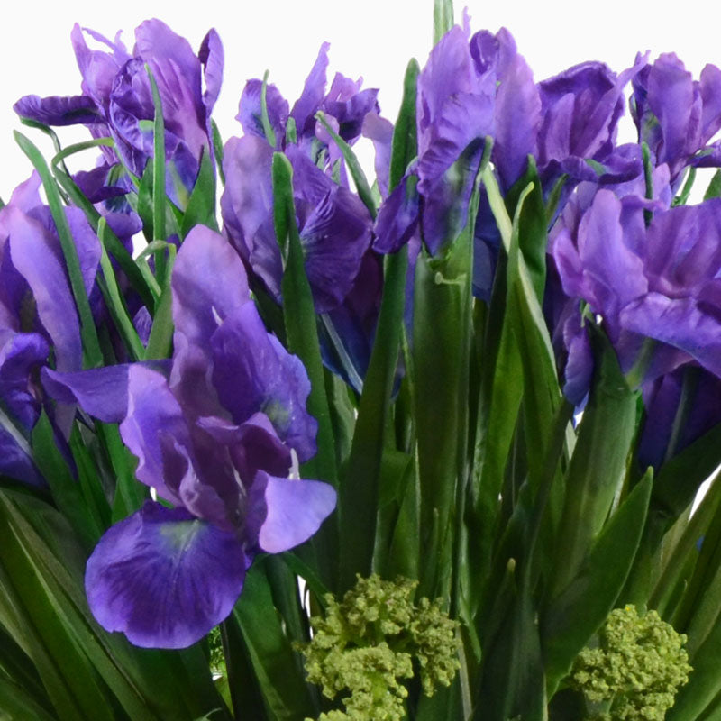 Iris & Viburnum Arrangement