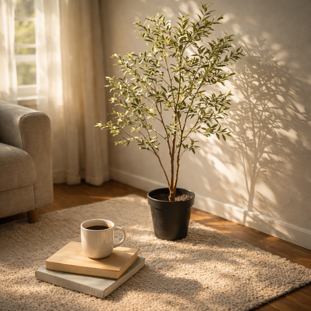 Artificial Wispy Olive Tree