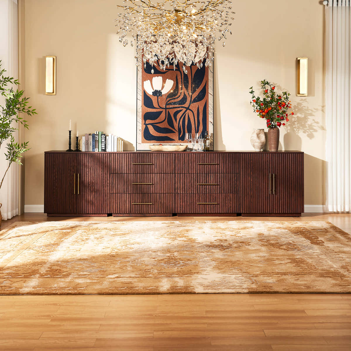 $5000+ Purchase Gift | Aurelian Relief Wool-Blend Rug 9'x12'