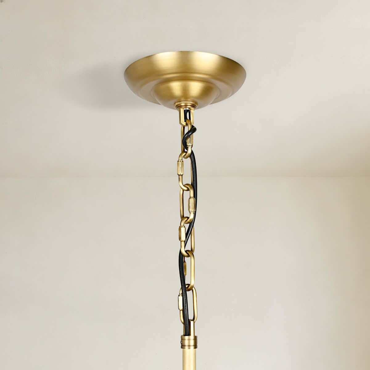 Amor 5-Tier Ghiaccio Glass Pendant Round Chandelier 48"