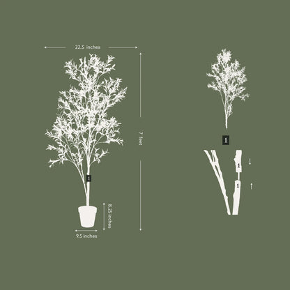Artificial Wispy Olive Tree