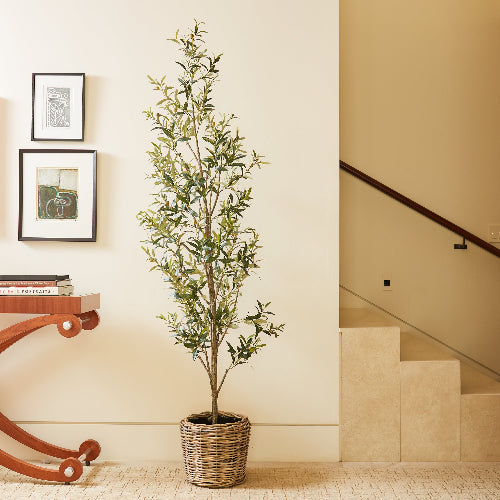 Artificial Slim Olive Tree