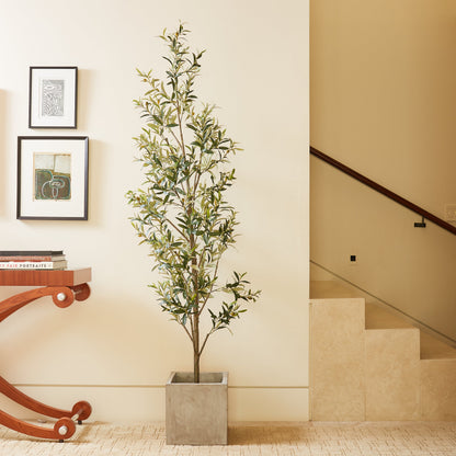Artificial Slim Olive Tree