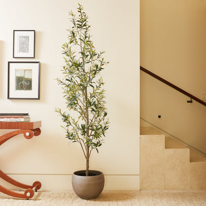 Artificial Slim Olive Tree