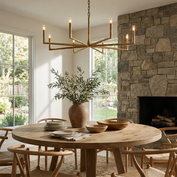 Avarit Forged Round Chandelier