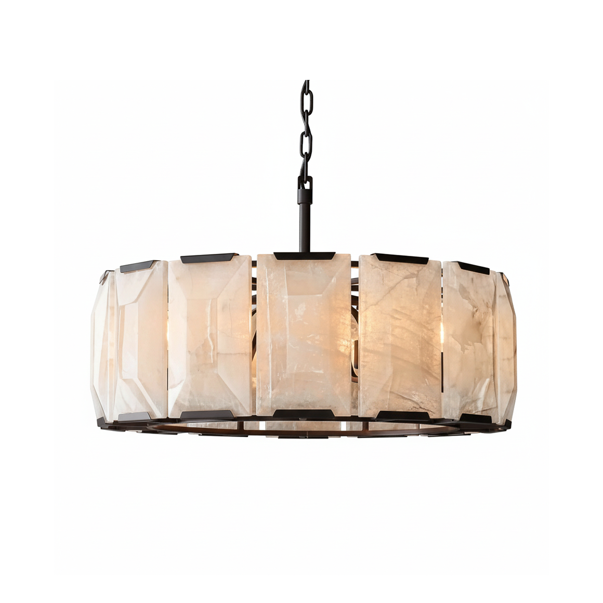 Aubrey Calcite Round Chandelier