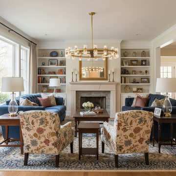 Brach Crystal Shades Round Chandelier