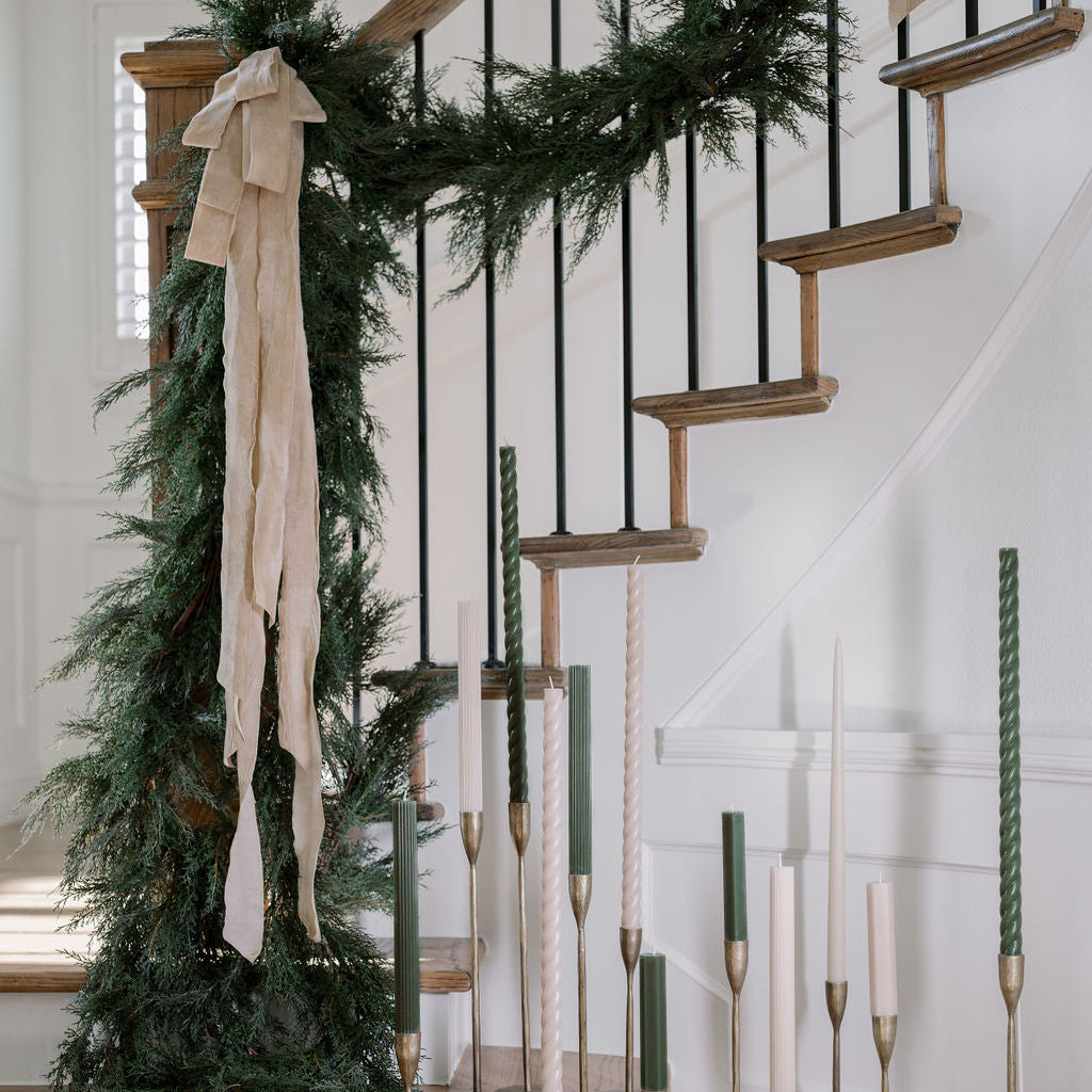 Cedar Wreath, Garland, and Stems