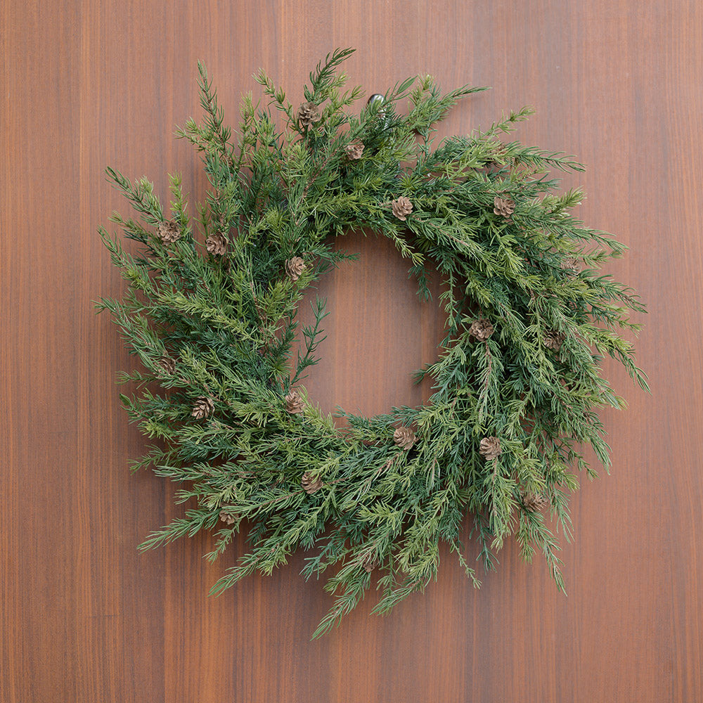 Pine Wreath and Garland