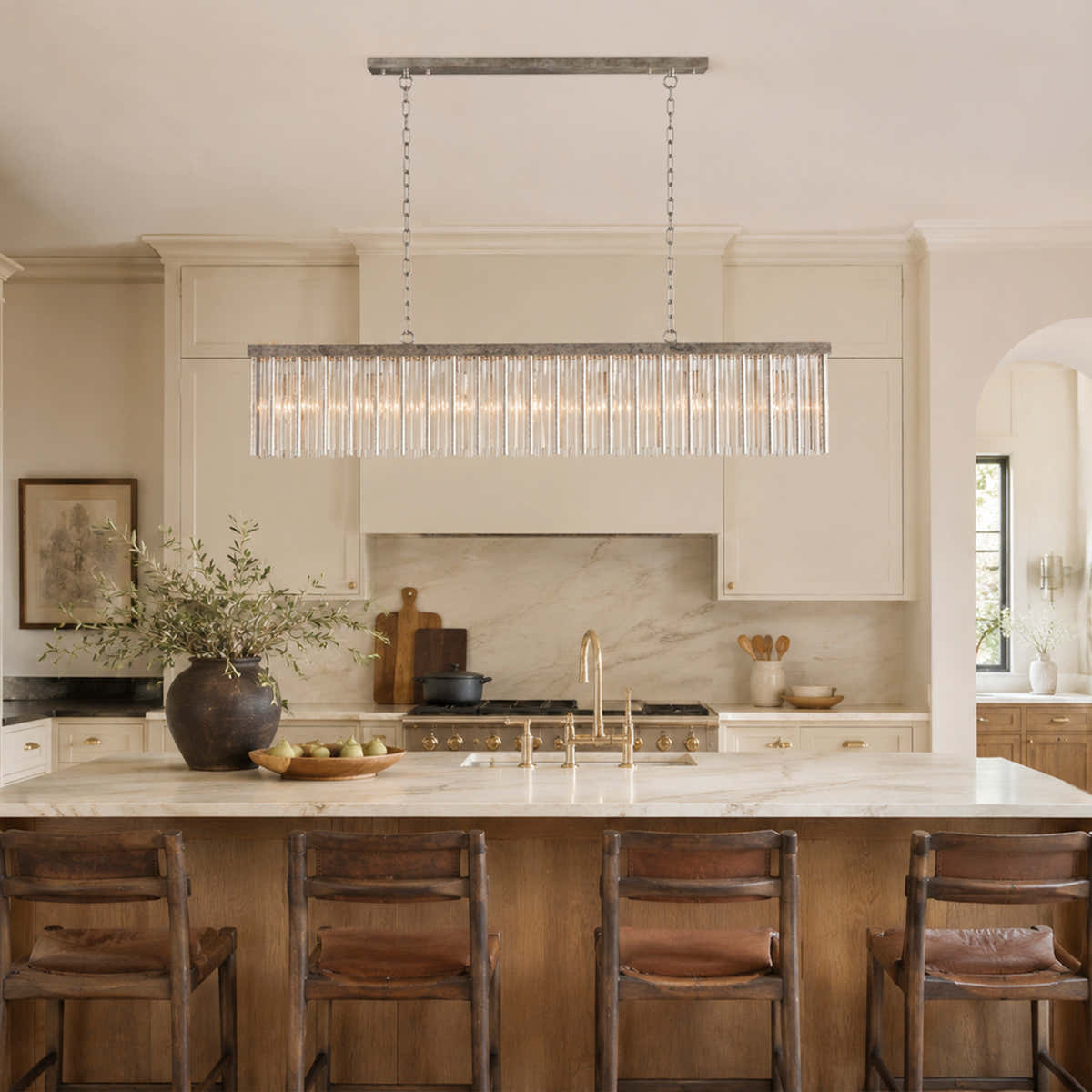 Andalucian Rectangular Chandelier 48'' 56''