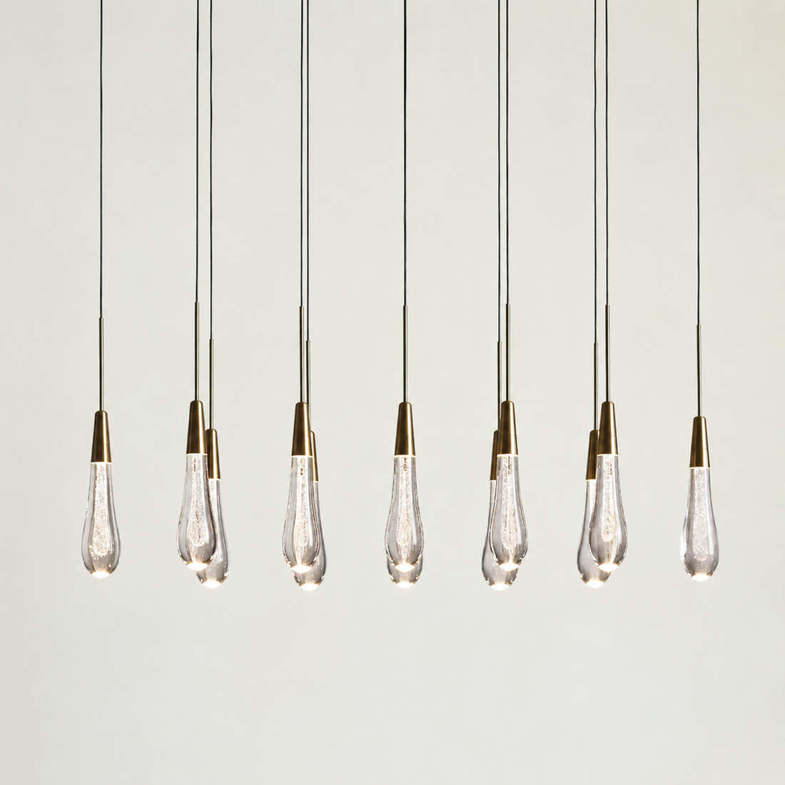 Soltaire Linear Chandelier 37" 50" 60" 70" 87" 120"