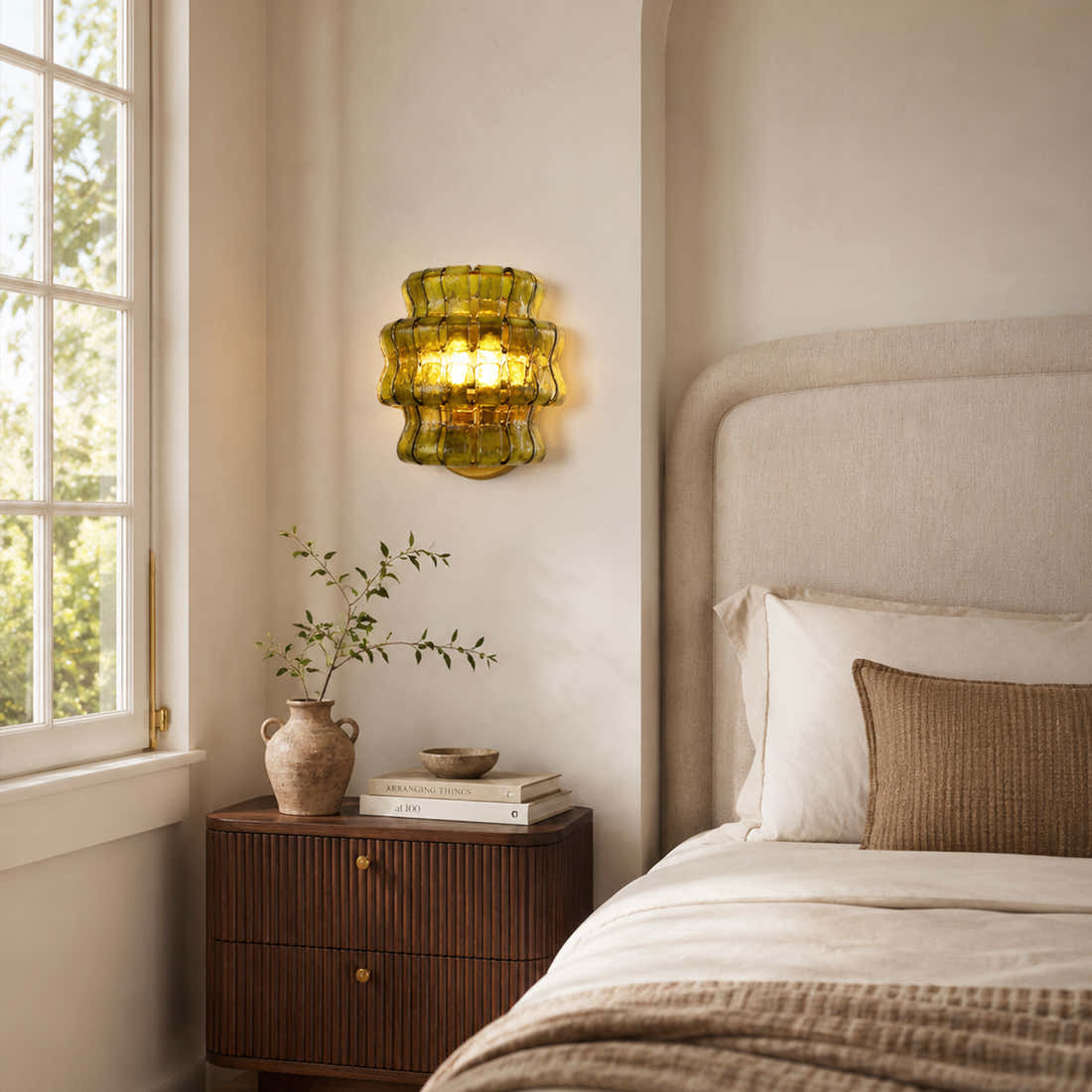 Amor Ghiaccio Glass Wall Sconce 12"