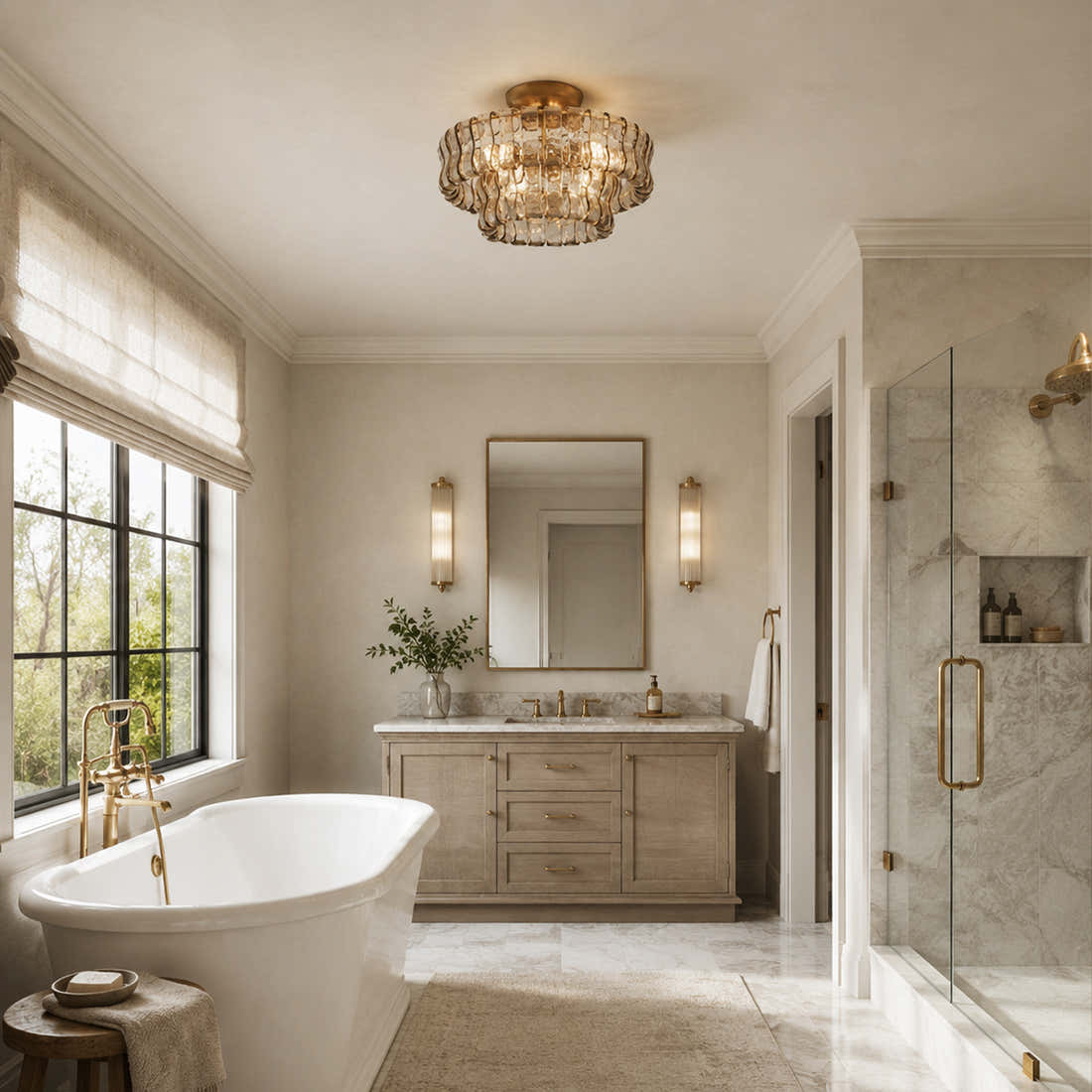 Amor Ghiaccio Flush Mount