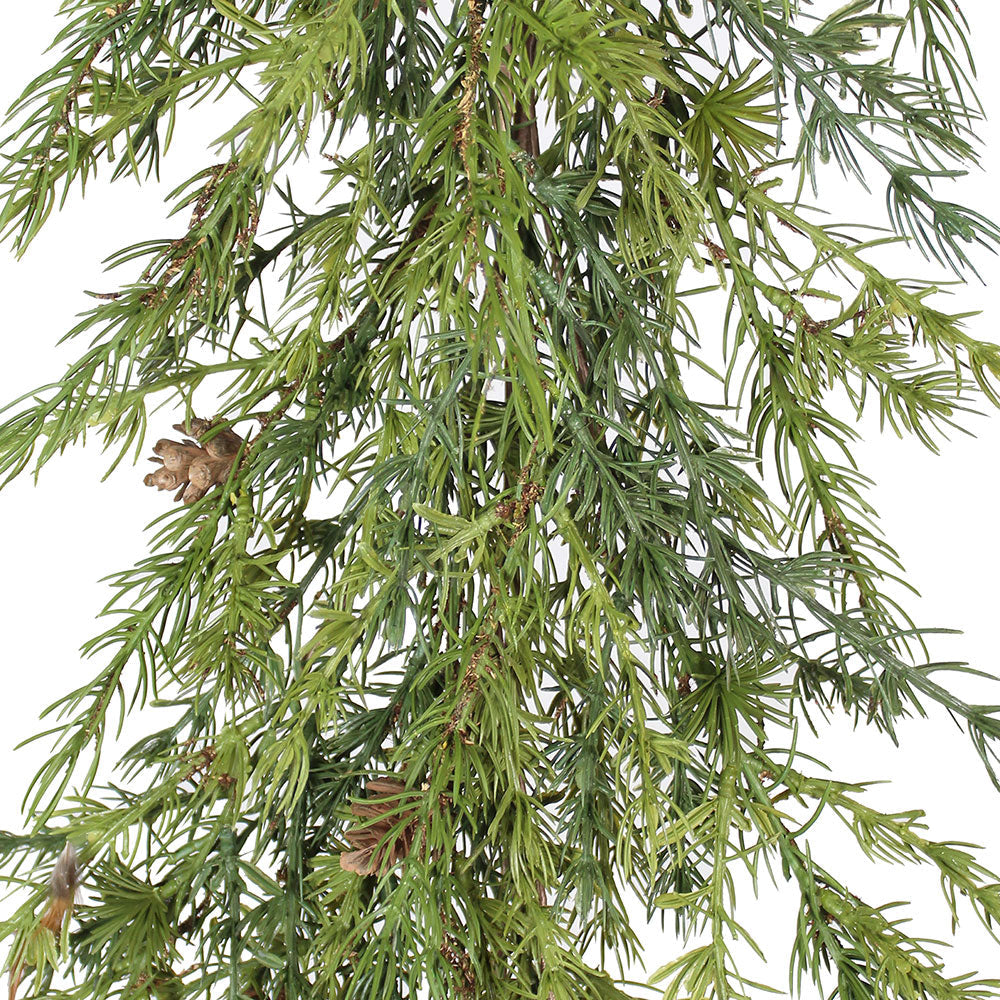 Artificial Pine Garland with Pinecones