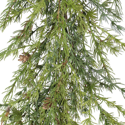 Artificial Pine Garland with Pinecones