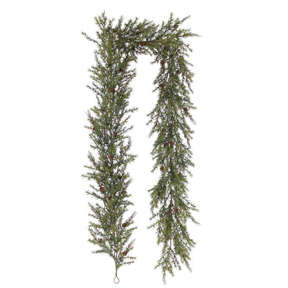 Artificial Pine Garland with Pinecones