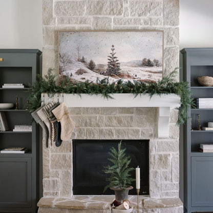 Faux Cedar Garland Evergreen