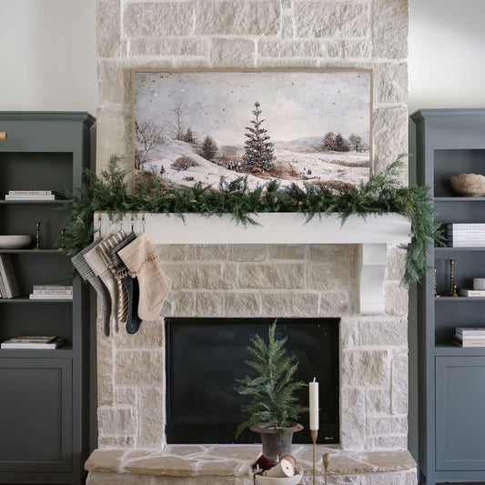 Faux Cedar Garland Evergreen