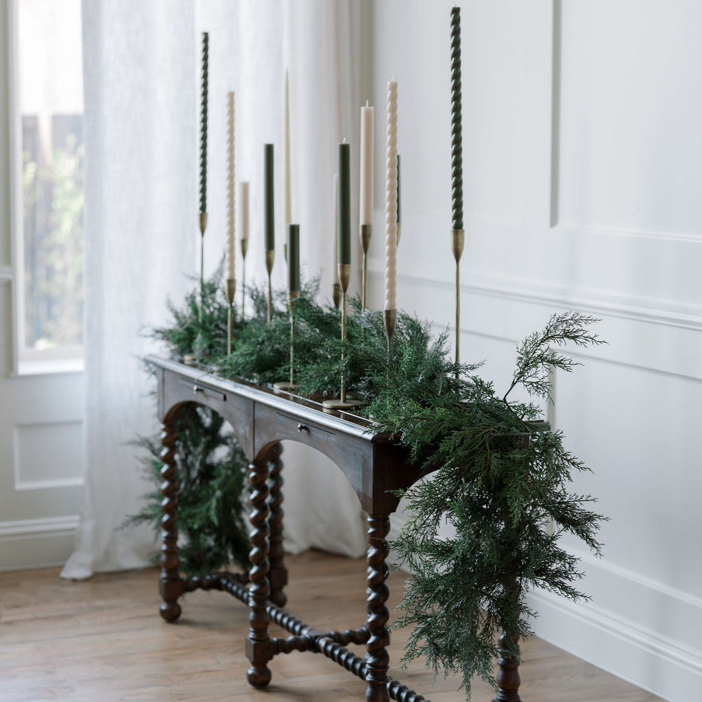 Faux Cedar Garland Evergreen