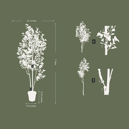 Artificial Heart Ficus Tree
