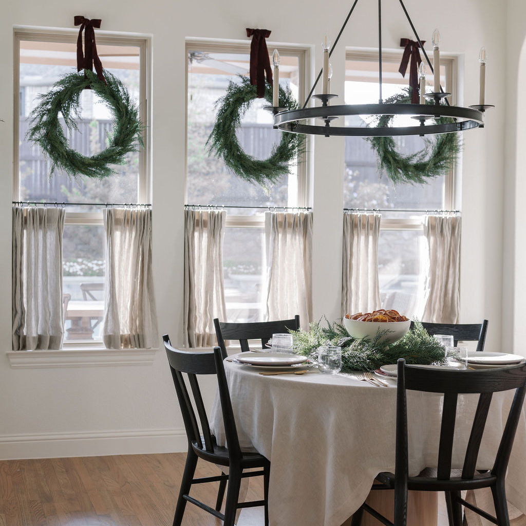 30" Faux Evergreen Cedar Wreath