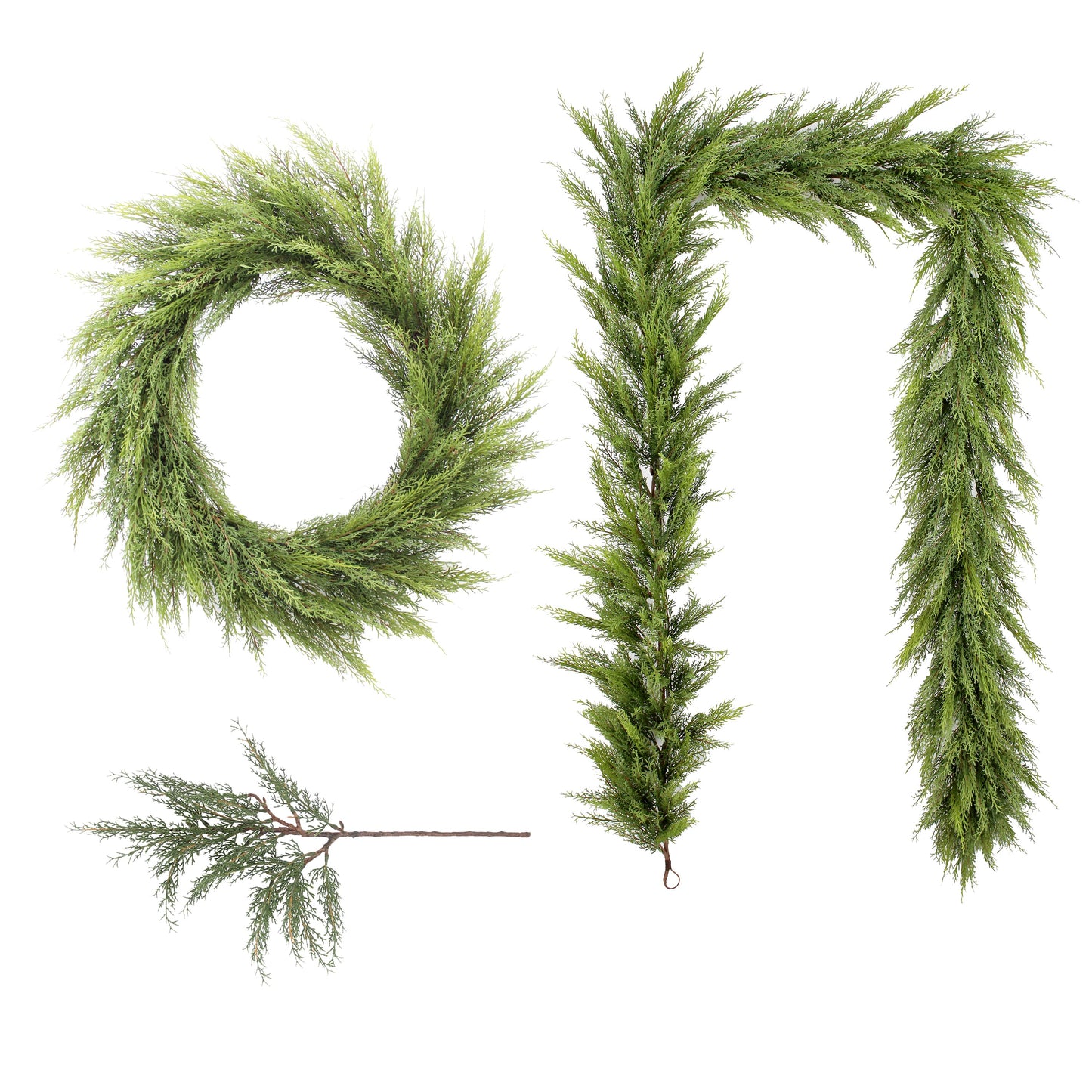 Faux Cedar Garland Evergreen
