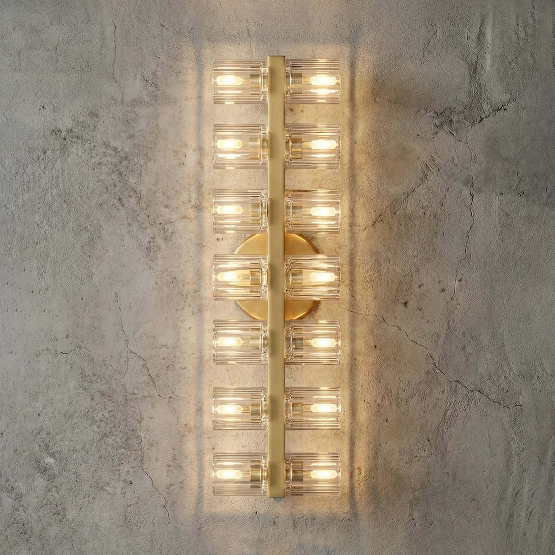 Aurora Glass Cup Sconce