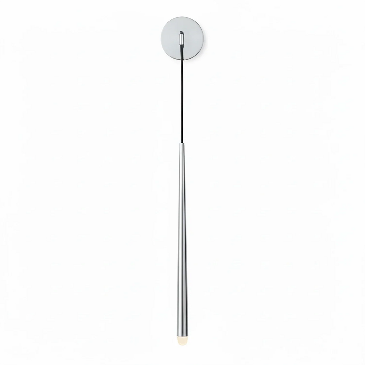 Brass Spinal Tube Crystal Wall Lamp