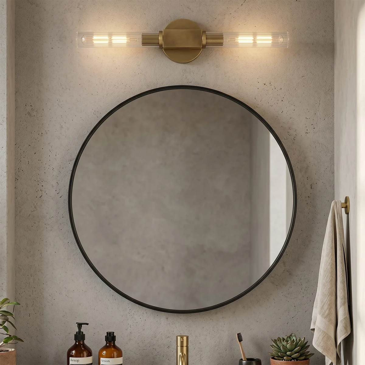 Cannellea Candlestick Linear Long Sconce