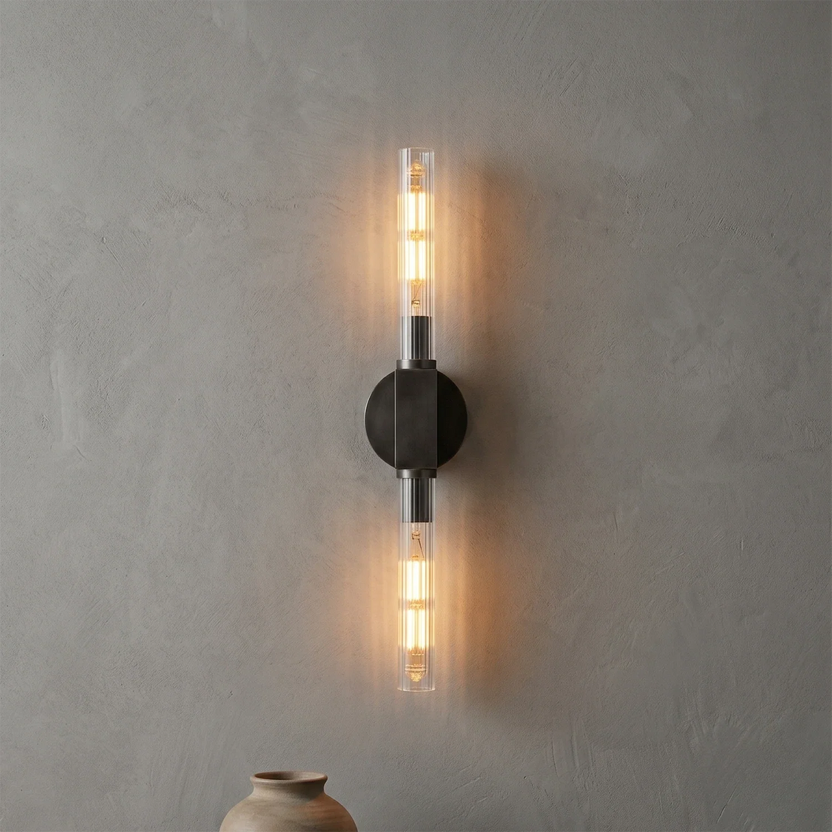 Cannellea Candlestick Linear Long Sconce
