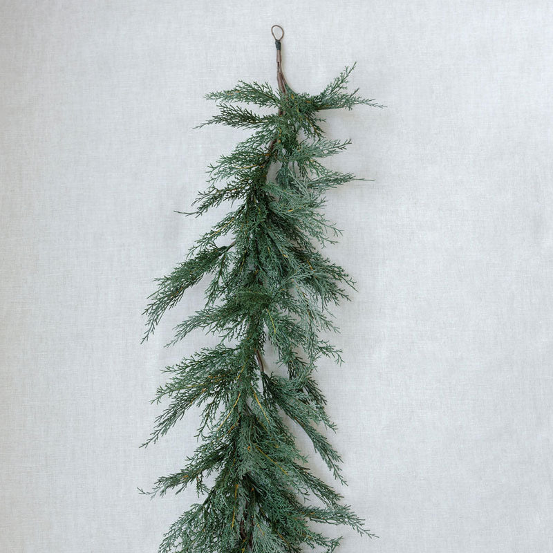 Faux Cedar Garland Evergreen