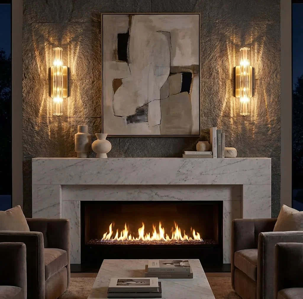 Crystal Prism Wall Sconce Light Fixture