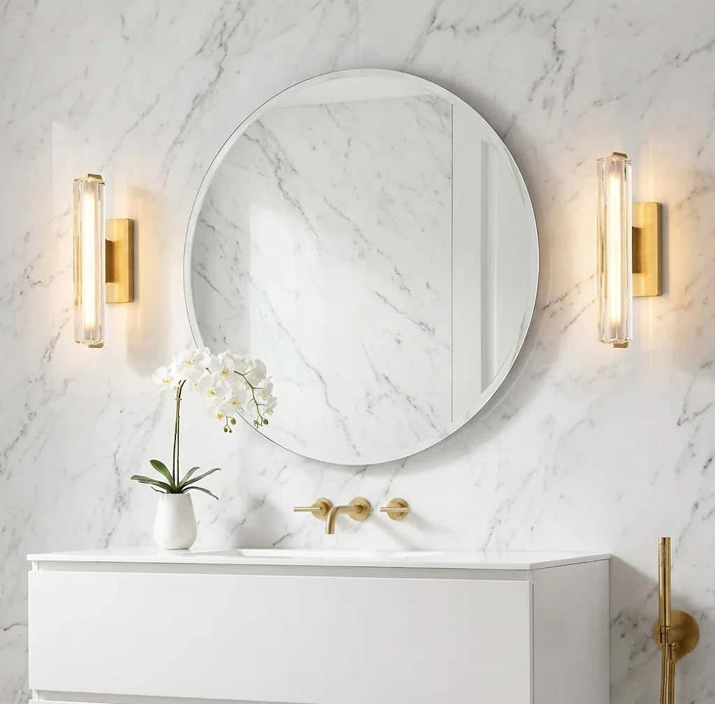 Crystal Prism Wall Sconce Light Fixture