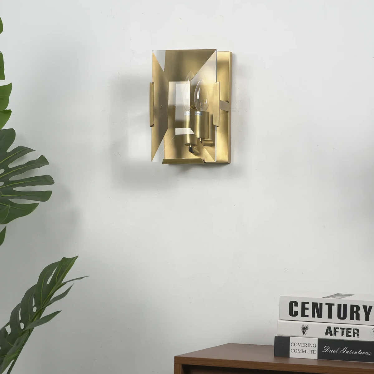Crystal Rectangular Wall Lamp