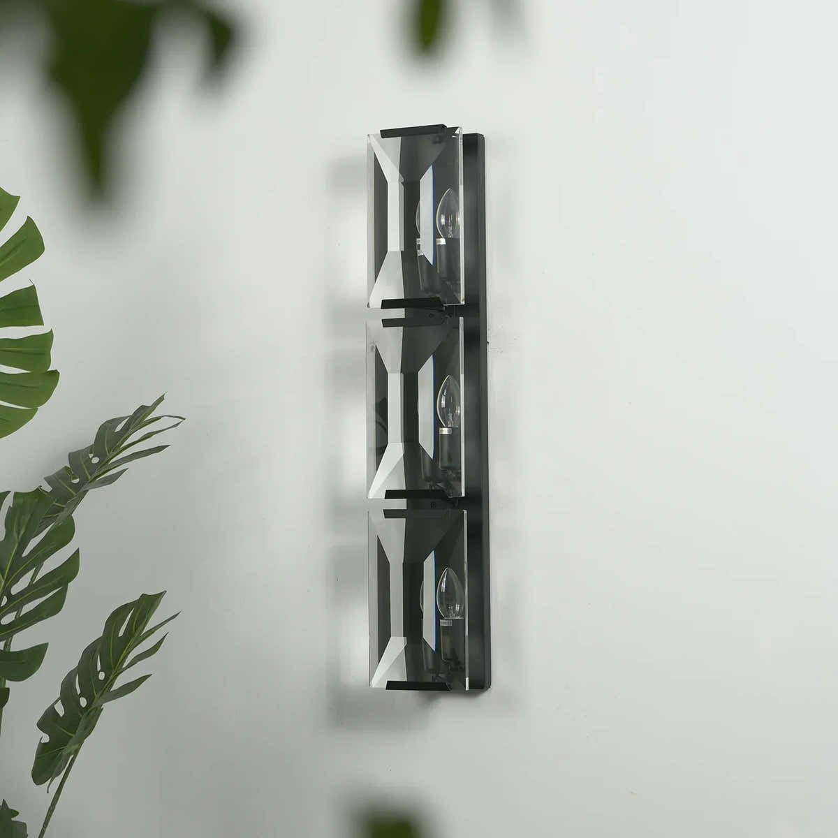 Crystal Rectangular Wall Lamp