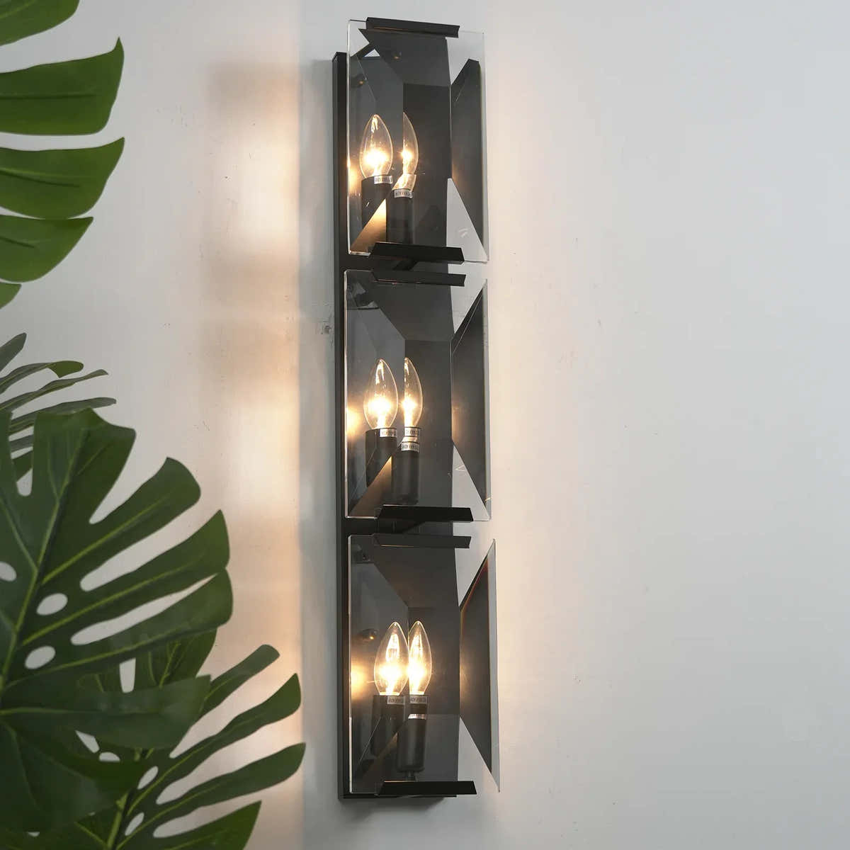 Crystal Rectangular Wall Lamp