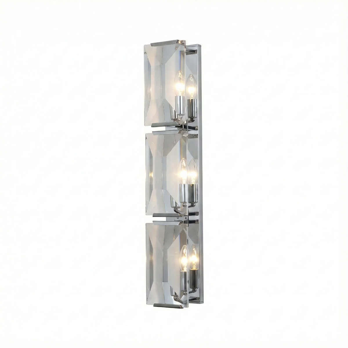 Crystal Rectangular Wall Lamp