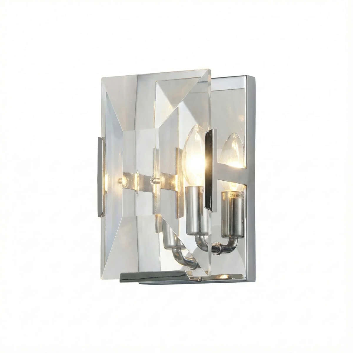 Crystal Rectangular Wall Lamp