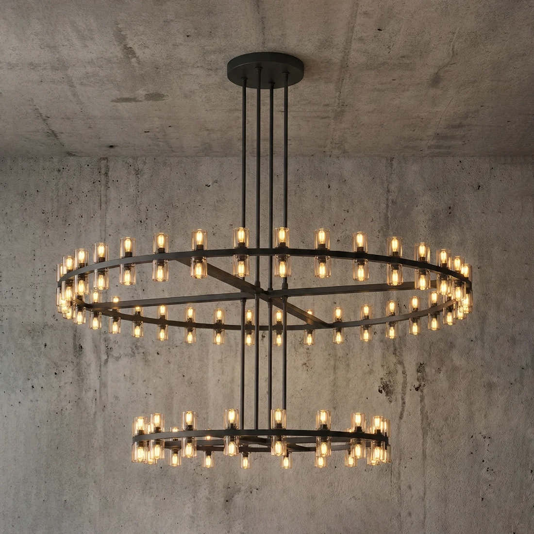 CrystalRay Linear Chandelier Series