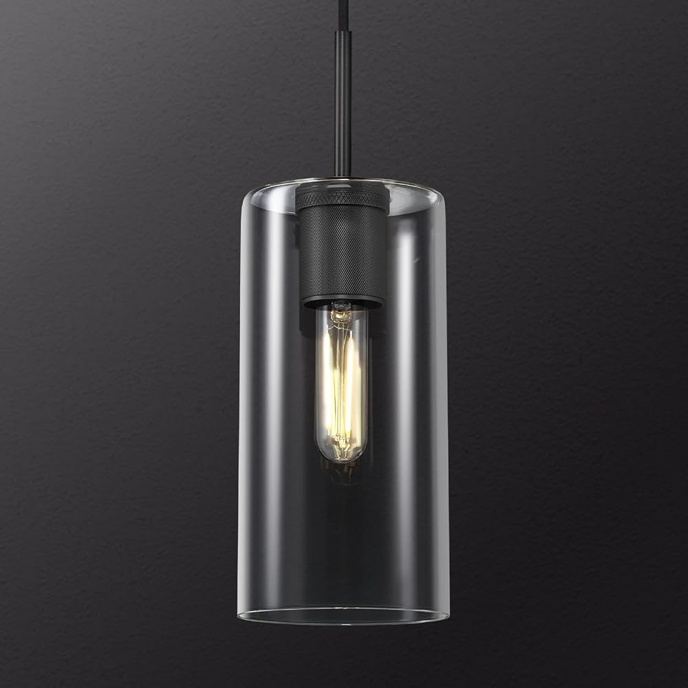 Modern Island Glass Pendant 9.5"