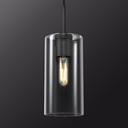 Modern Island Glass Pendant 9.5"