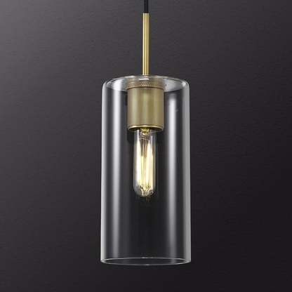 Modern Island Glass Pendant 9.5"
