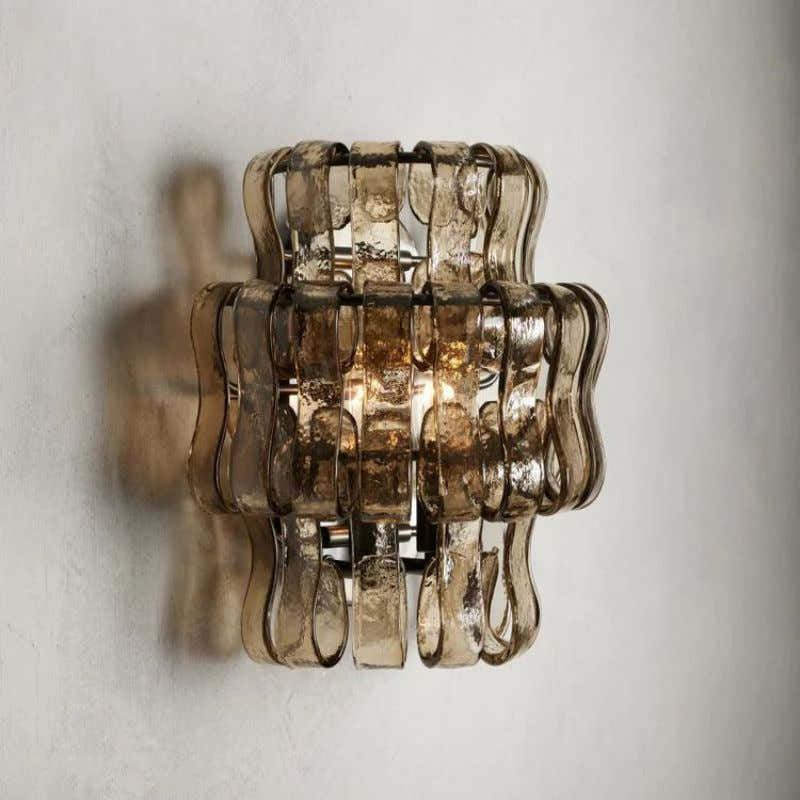 Amor Glass Wall Sconce 12"