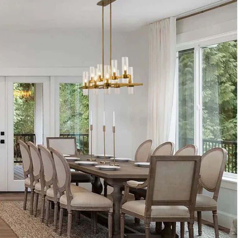 Bria Art Rectangle Chandelier