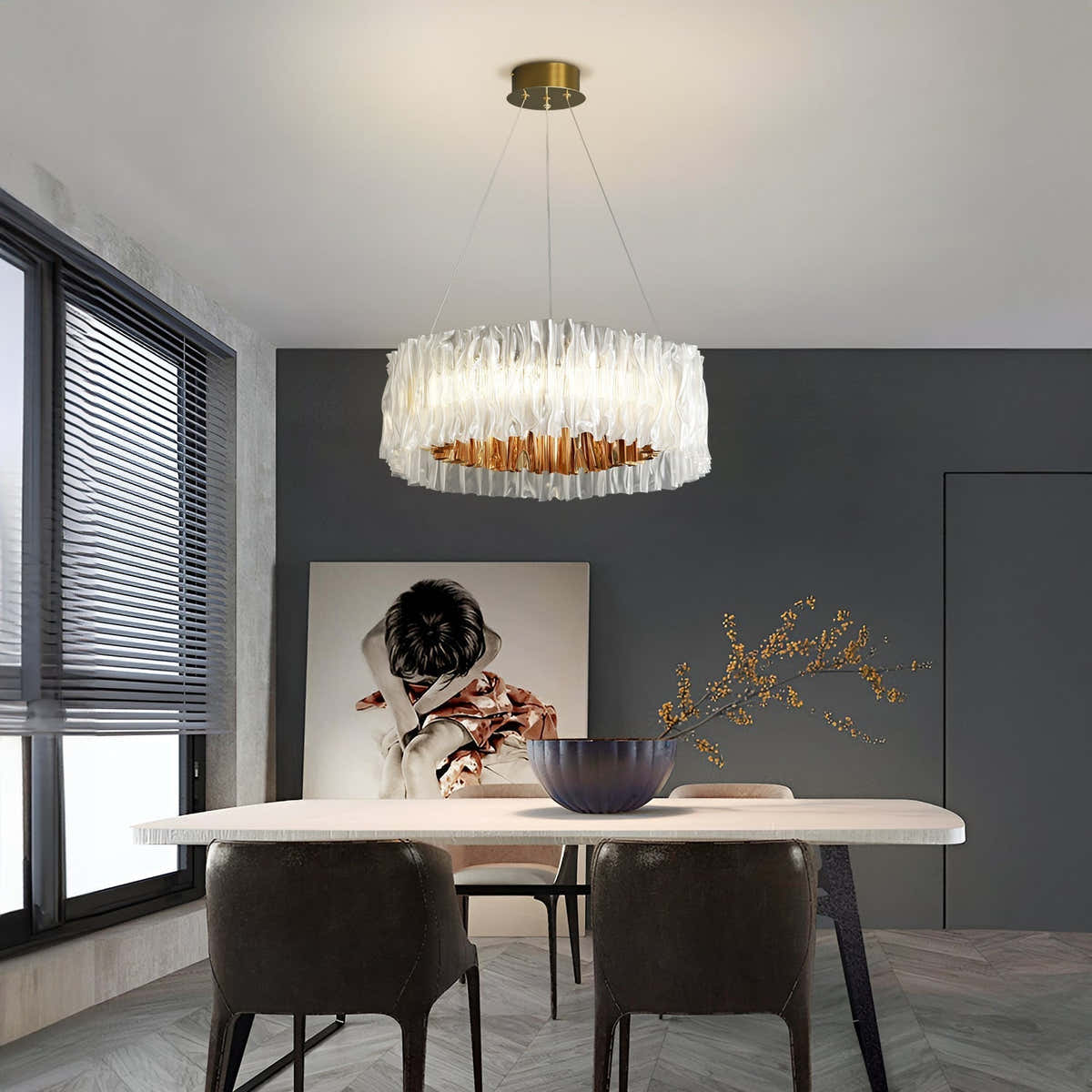 Accordéon Suspension Pendant Light