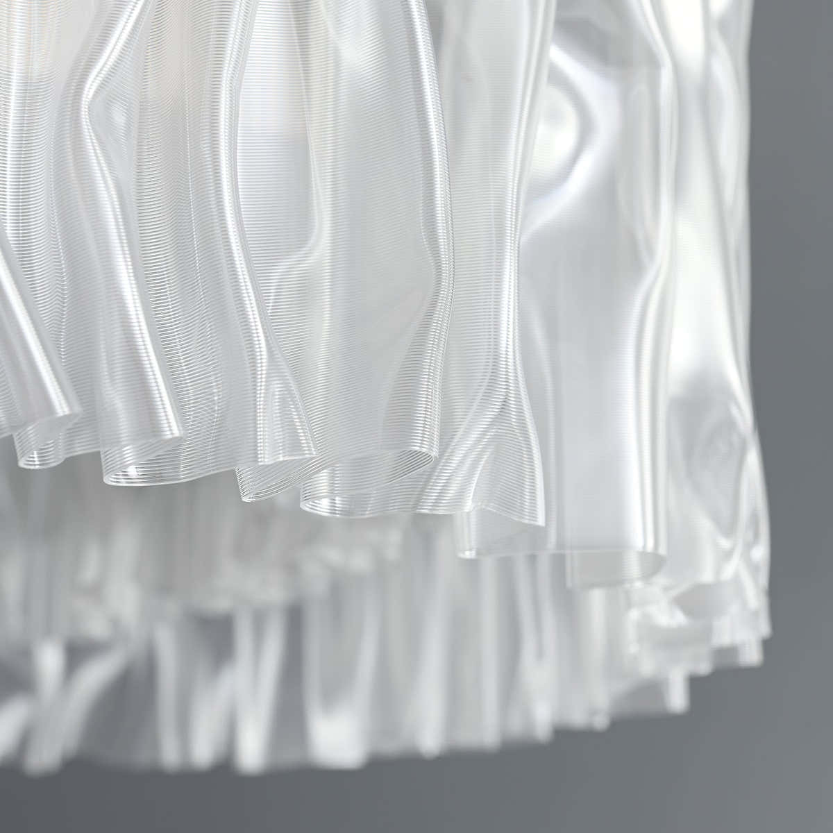 Accordéon Suspension Silver Pendant Light