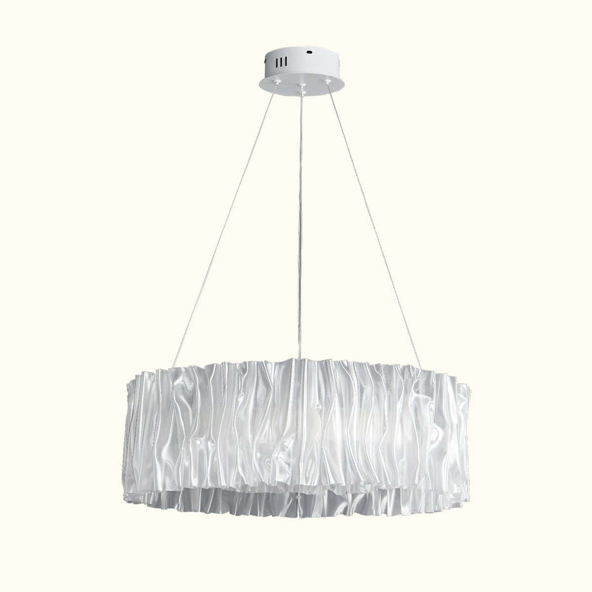 Accordéon Suspension Silver Pendant Light